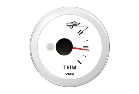 Indicatore trim bianco 12/24 v