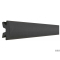 Inserto in PVC Nero Profilo Parabrodo per Supporto in Alluminio H37 12 mt