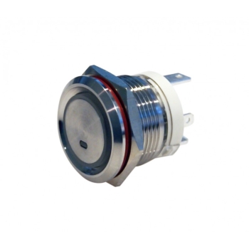 Interruttore a led blu on-off