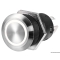 Interruttore FLAT inox ON-OFF 24V blu 