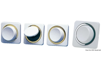 Interruttore grigio on-off-on 