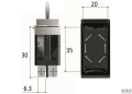 Interruttore levetta led 6t on-off-on