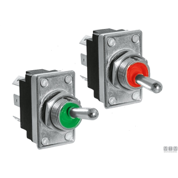 Interruttore levetta led 6t on-off-on