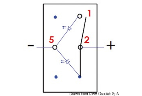 Interruttore Marina R ON-OFF 