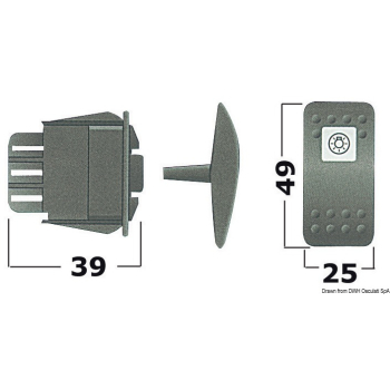 Interruttore ON-OFF-(ON) 2 LED 24 V 