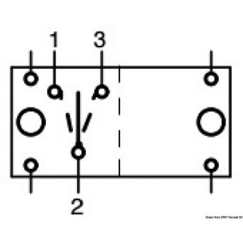 Interruttore ON-OFF-ON 12 V 