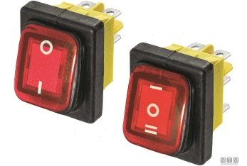 Interruttore on-off rosso 4t 20a< 