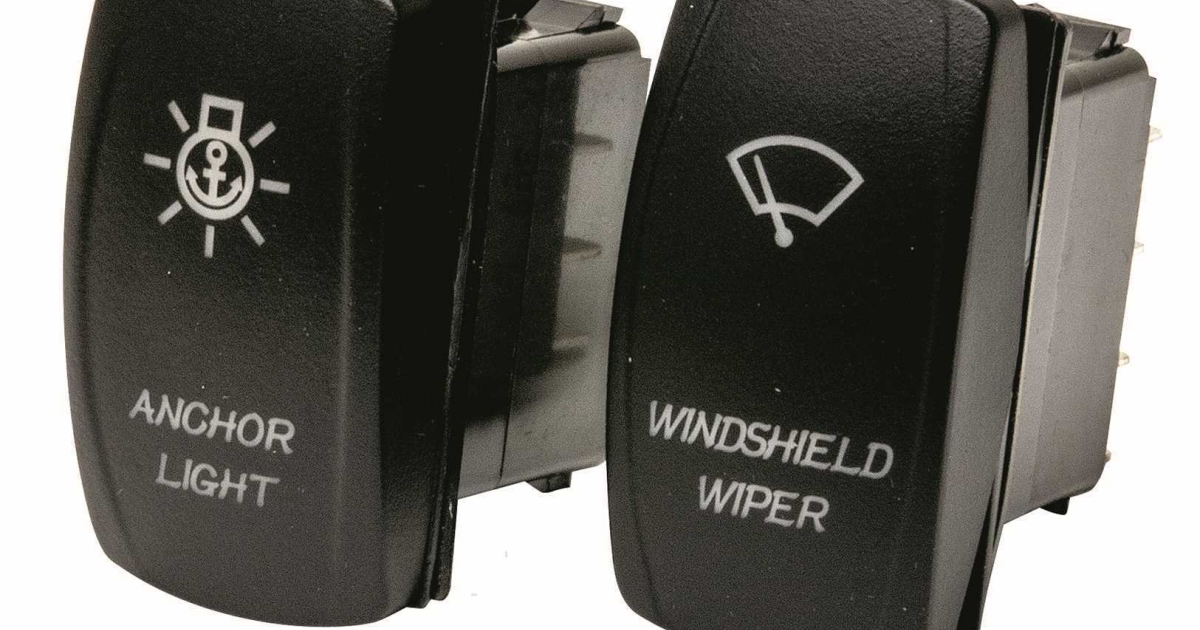 Interruttore (on)-off-(on) anchor - Interruttori e Spie - MTO Nautica Store