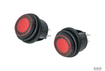 Interruttore on/off/on ip65 led 12v 20a< 