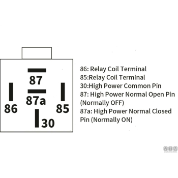 Interruttore relay spdt 5pin 24v< 
