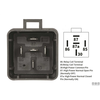 Interruttore relay spdt 5pin socket 12v< 