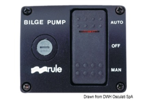 Interruttore Rule DeLux 12 V 