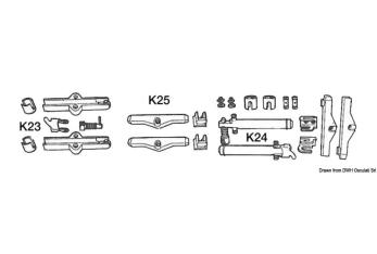 Kit adattamento cavi K23, K24, K25-45.047.23