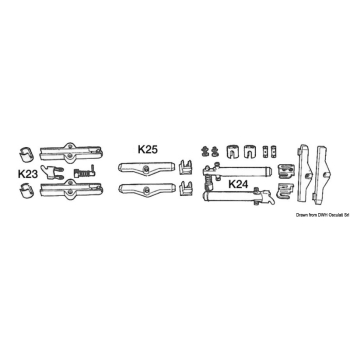 Kit adattamento cavi K23, K24, K25-45.047.23