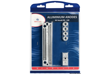 Kit anodi Suzuki 90/140 HP magnesio 