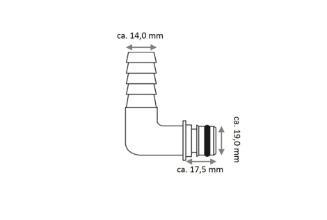 Kit bocche 1/2' 90° (2pz)