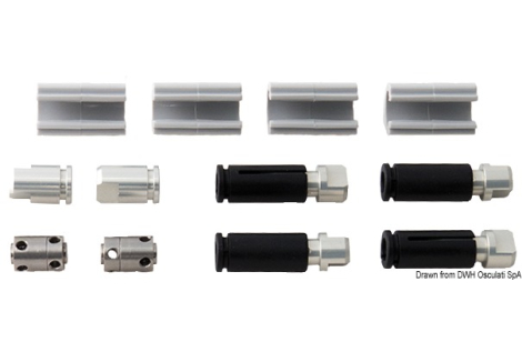 Kit cerniere per Lewmar LP o MP 