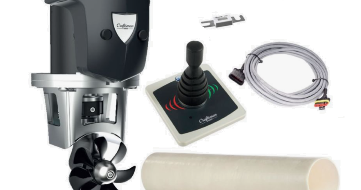 Kit Completo Elica di Prua Craftsman 40 kgf 12V - Eliche di Manovra ...