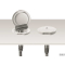 Kit doccetta push - box bianco