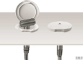 Kit doccetta push - box bianco