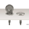 Kit doccetta push - box cromato
