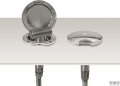 Kit doccetta push - box cromato