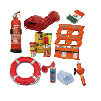 Kit Dotazioni di Sicurezza Entro 6 Miglia 4 o 6 persone