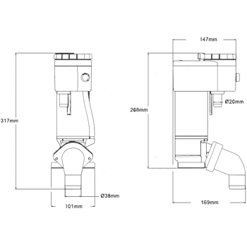 Kit Elettrico Universale per WC
