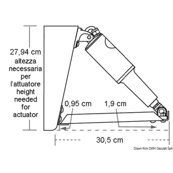 Kit flap Lenco Edge 305 x 305 mm 