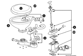 Kit guarnizioni WC 