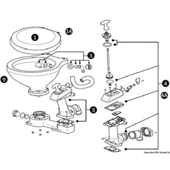 Kit guarnizioni WC 