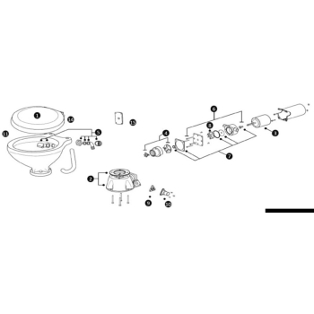 Kit immissione acqua nella tazza raccordo 90° 