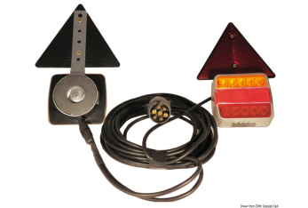 Kit luci LED fissaggio magnetico freccia dinamica 