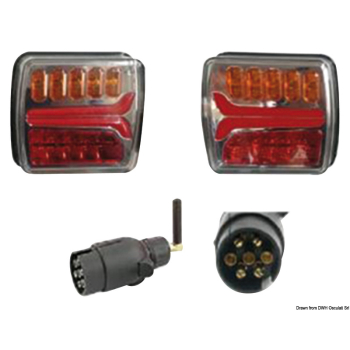 Kit luci LED senza fili - alimentazione a batteria 