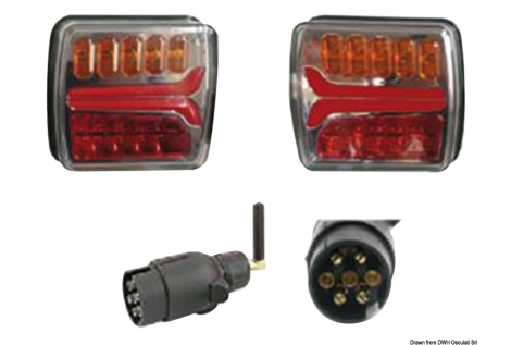 Kit luci LED senza fili - alimentazione a batteria 