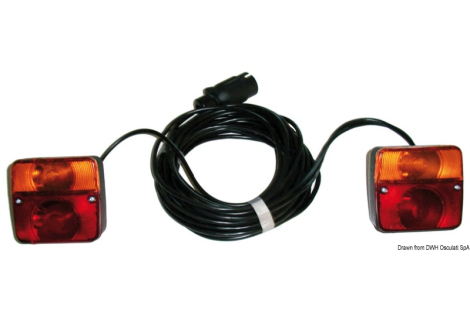 Kit luci posteriori con fissaggio a vite 