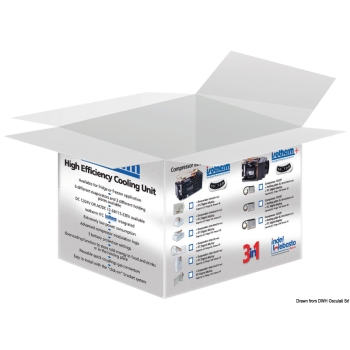 Kit refrigerante ISOTHERM ITC+evaporatore max 100l 