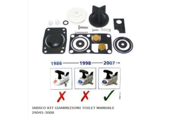 Kit ricambi toilet Jabsco manuale 29045-3000