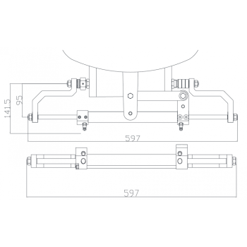 Kit Timoneria Idraulica Seafirst per Motori Fino a 100HP Completa