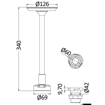 Lampada da tavolo removibile wireless VIGA 