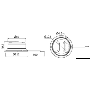 Lampada Flash Led 12/24 V.  