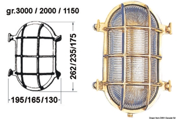 Lampada tartaruga ovale 130 x 175 mm 