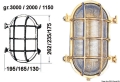Lampada tartaruga ovale 130 x 175 mm 