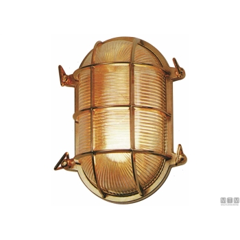 Lampada tartaruga ovale l195mm ottone 