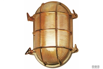 Lampada tartaruga ovale l262mm ottone 