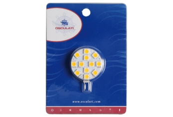 Lampadina 12 LED G4 Ø 30 mm attacco laterale 