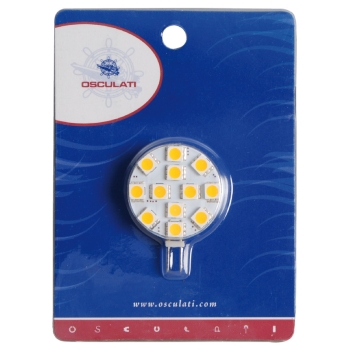 Lampadina 12 LED G4 Ø 30 mm attacco laterale 
