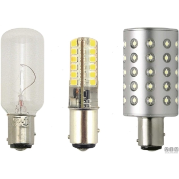 Lampadina bipolare bay15 dhr 24v 25w 