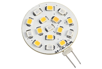 Lampadina LED SMD bianco blu 24V 