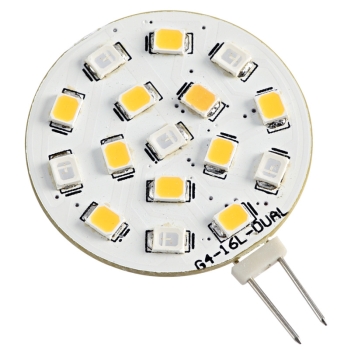 Lampadina LED SMD bianco blu 24V 